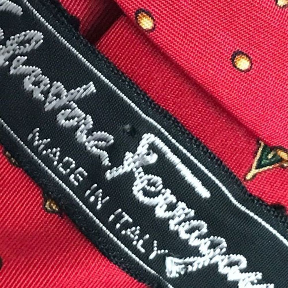 Salvatore FERRAGAMO‎ Made in Italy 🇮🇹 Men’s authentic silk tie - Picture 6 of 8